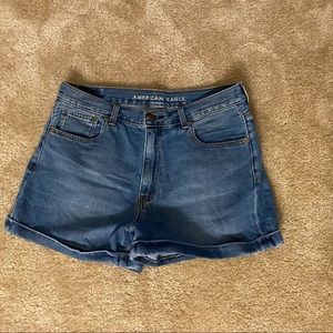 American Eagle Denim Mom Shorts